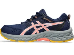 New ASICS GEL-VENTURE 9 GRADE SCHOOL Blue Expanse/Sun Coral