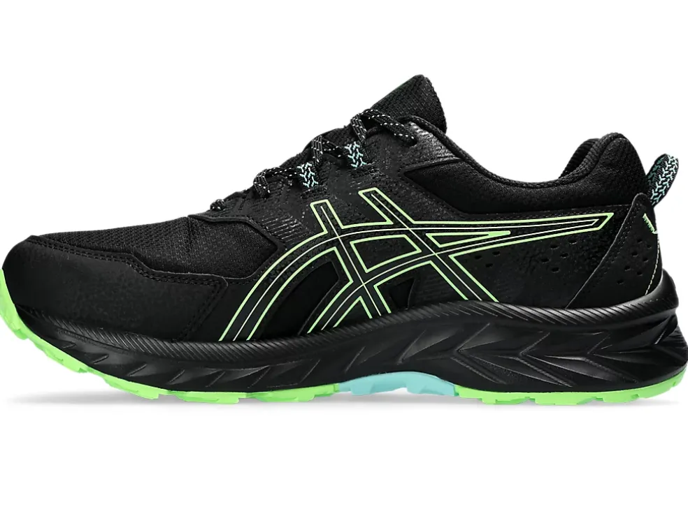 Cheap ASICS GEL-VENTURE 9 WATERPROOF Black/Illuminate Green