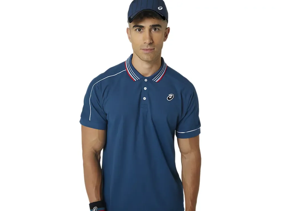 Best ASICS GRAPHIC CAP Mako Blue