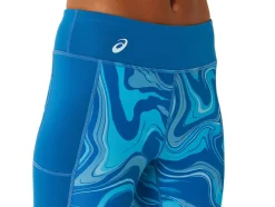 Fashion ASICS GRAPHIC TIGHT Reborn Blue