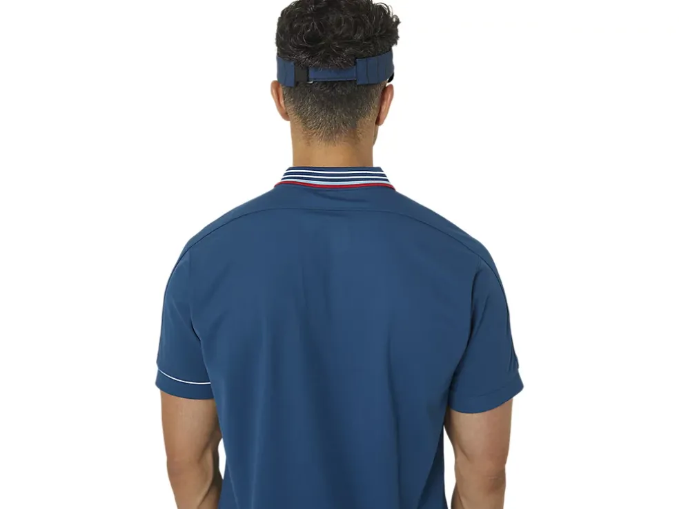 Best ASICS GRAPHIC VISOR Mako Blue