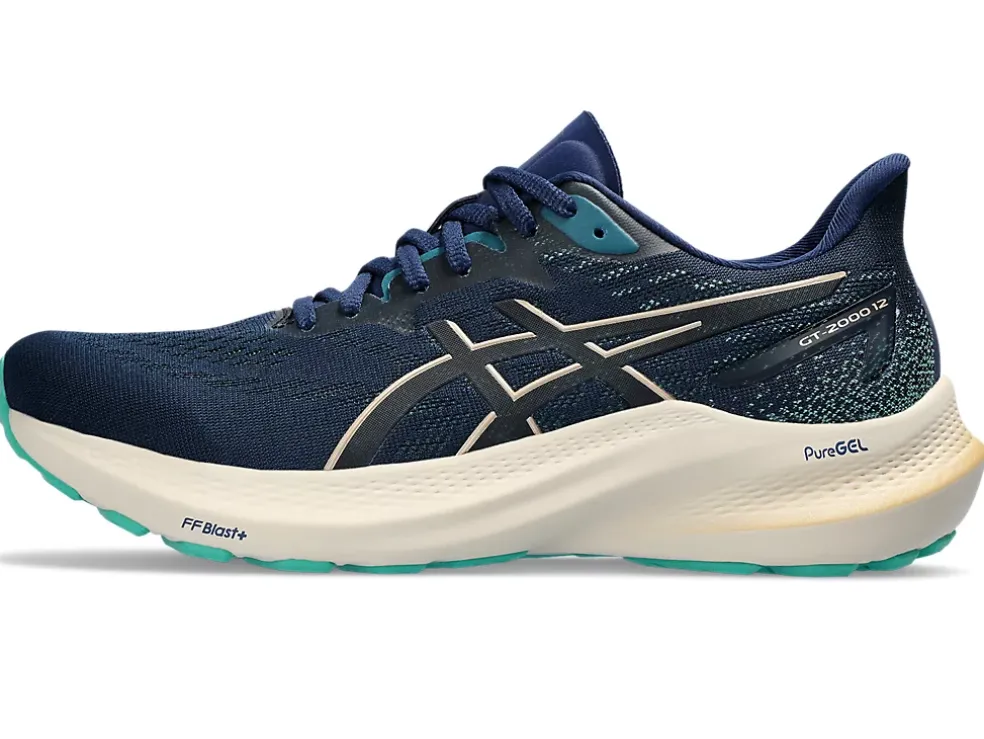 Best ASICS GT-2000 12 Blue Expanse/Champagne