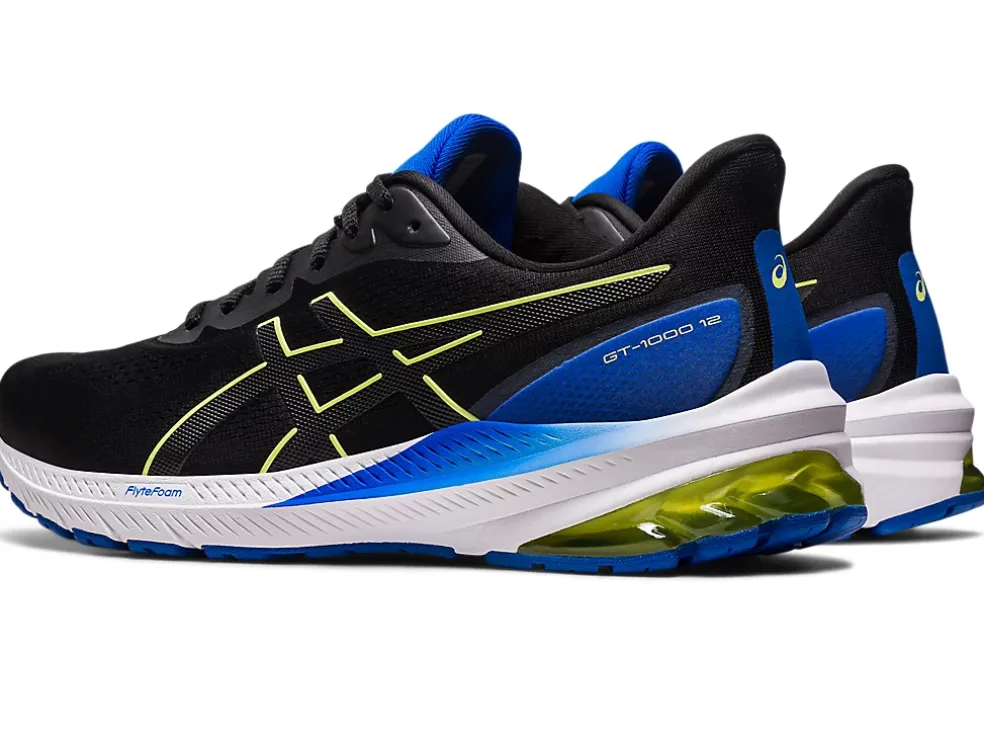 Cheap ASICS GT-1000 12 Black/Glow Yellow