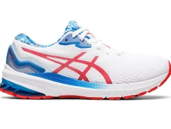 Online ASICS GT-1000 11 White/Electric Red