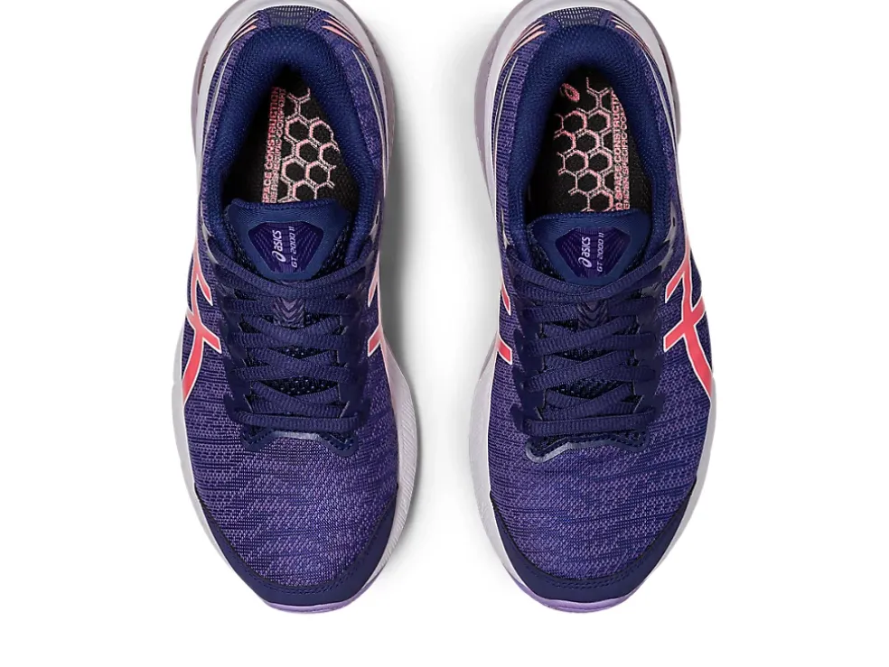 Cheap ASICS GT-2000 11 GRADE SCHOOL Indigo Blue/Papaya