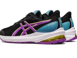 Cheap ASICS GT-1000 12 GRADE SCHOOL Black/Cyber Grape