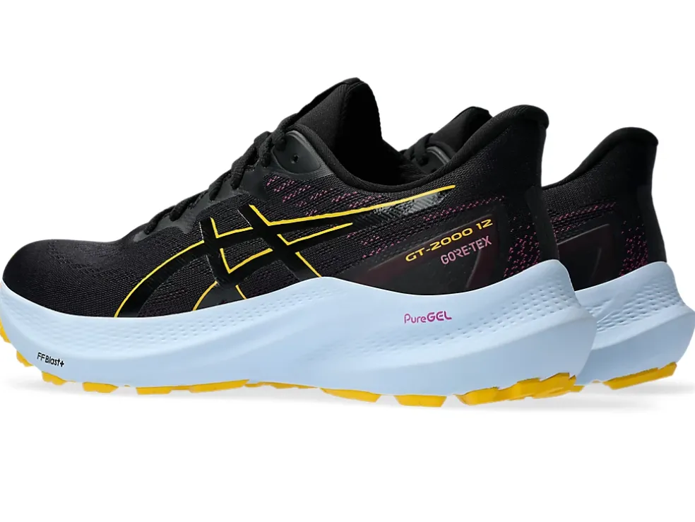 Online ASICS GT-2000 12 GTX Black/Saffron