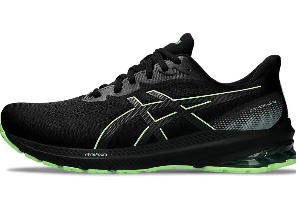 Cheap ASICS GT-1000 12 GTX Black/Illuminate Green