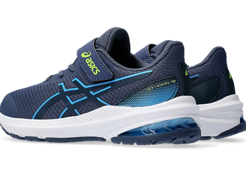 Shop ASICS GT-1000 12 PRE-SCHOOL Thunder Blue/French Blue