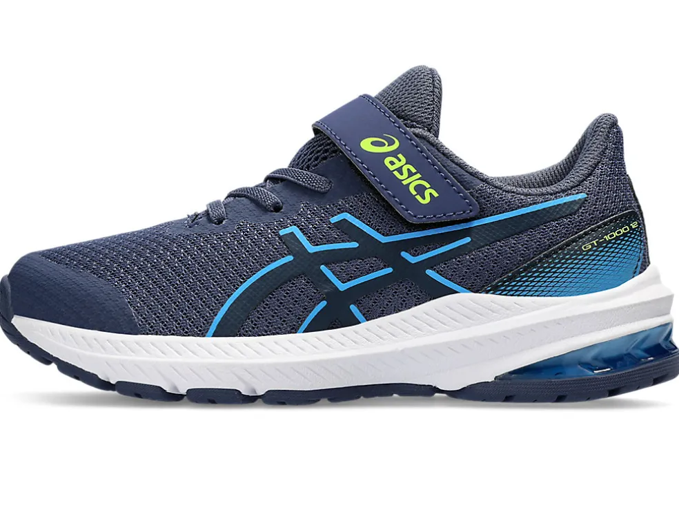 Shop ASICS GT-1000 12 PRE-SCHOOL Thunder Blue/French Blue