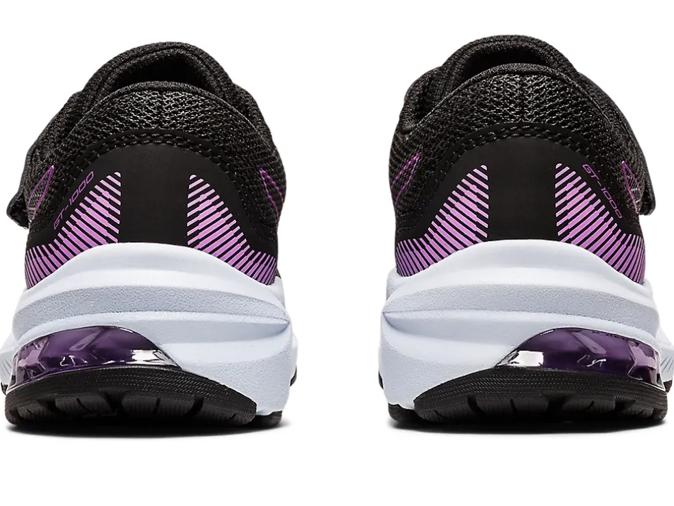 Clearance ASICS GT-1000 11 PRE-SCHOOL Graphite Grey/Orchid