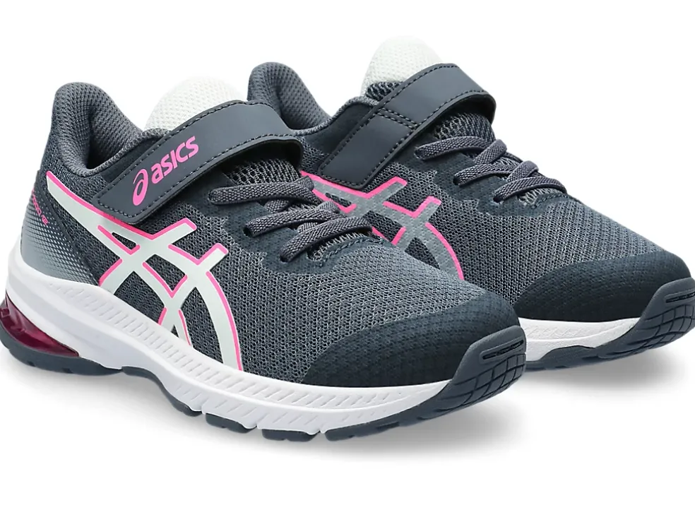 Hot ASICS GT-1000 12 PRE-SCHOOL Tarmac/Pure Aqua