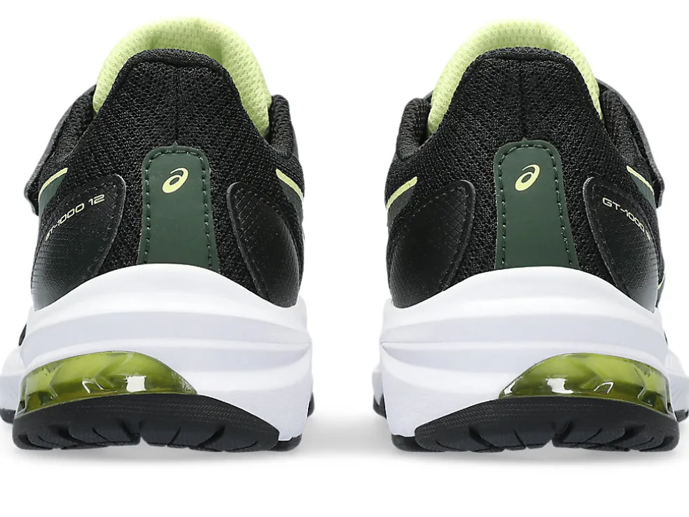 New ASICS GT-1000 12 PRE-SCHOOL Black/Rain Forest