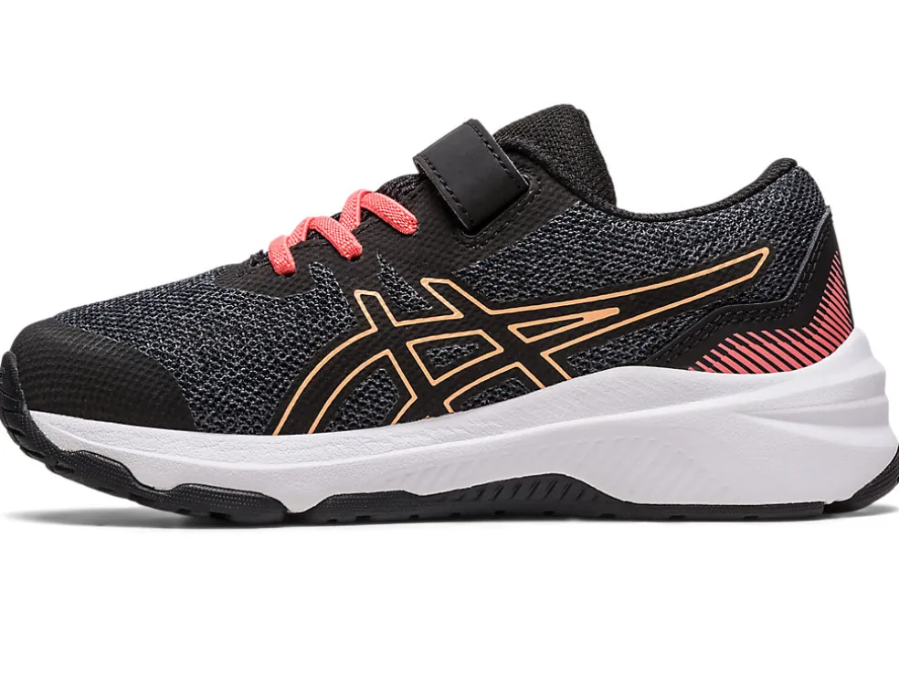 Best ASICS GT-1000 11 PRE-SCHOOL Black/Papaya