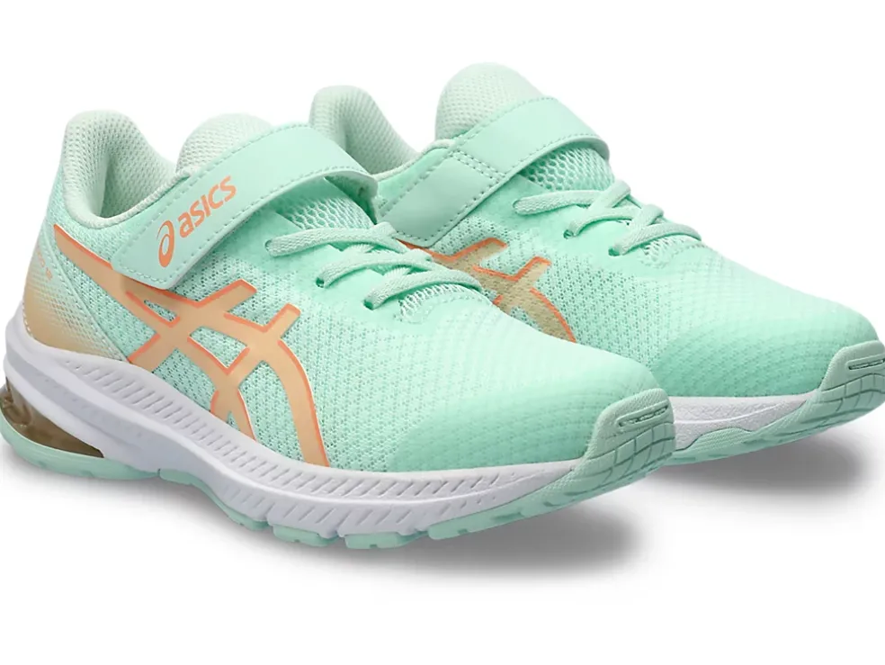 Clearance ASICS GT-1000 12 PRE-SCHOOL Mint Tint/Apricot Crush