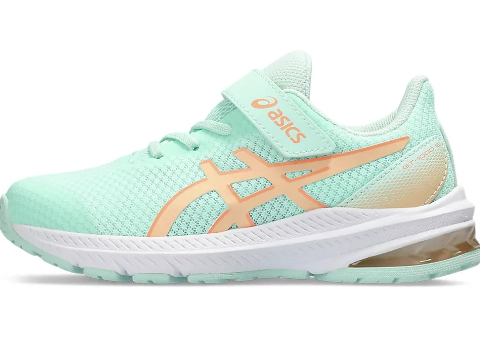 Clearance ASICS GT-1000 12 PRE-SCHOOL Mint Tint/Apricot Crush