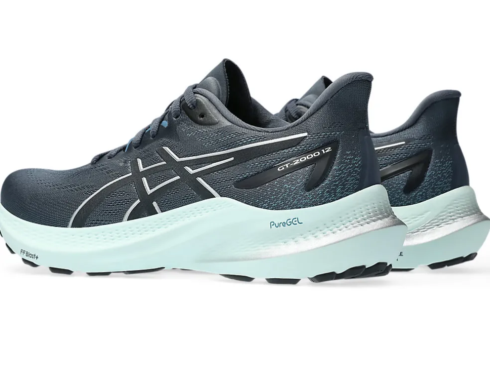 Online ASICS GT-2000 12 WIDE Tarmac/Pure Silver