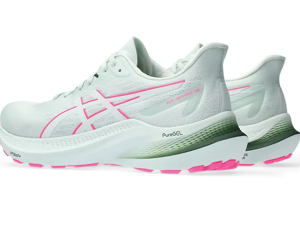 Hot ASICS GT-2000 12 WIDE Pure Aqua/White