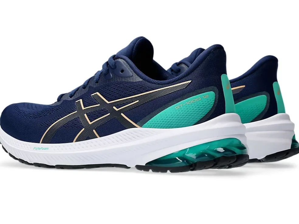 Discount ASICS GT-1000 12 WIDE Blue Expanse/Champagne
