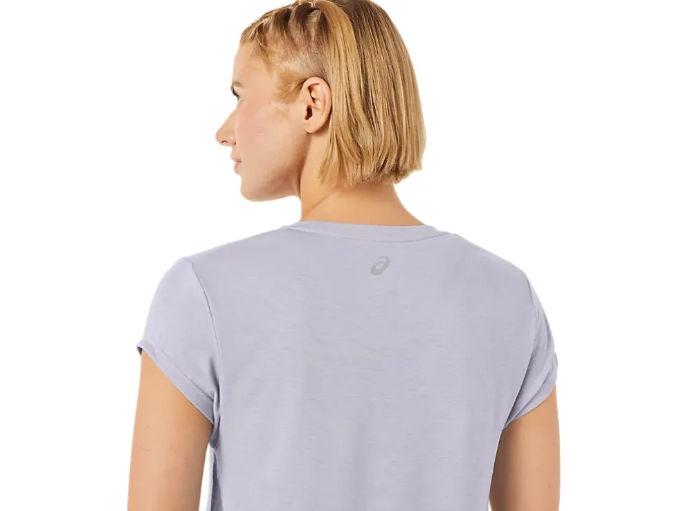 Flash Sale ASICS HEATHER VNECK TOP Lilac Hint Heather