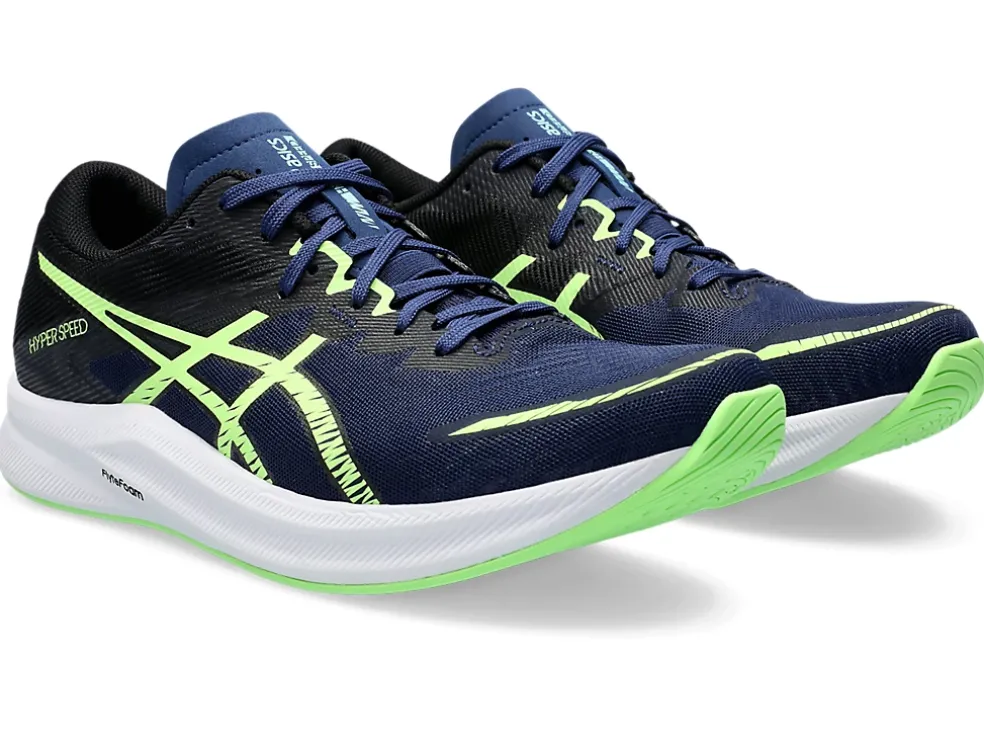 Flash Sale ASICS HYPER SPEED 3 Blue Expanse/Illuminate Green