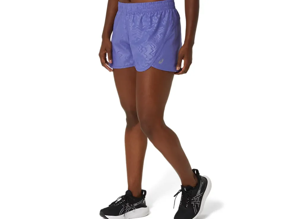 Sale ASICS 2.5IN PR LYTE SHORT 2.0 Blue Violet Suminagashi Emboss