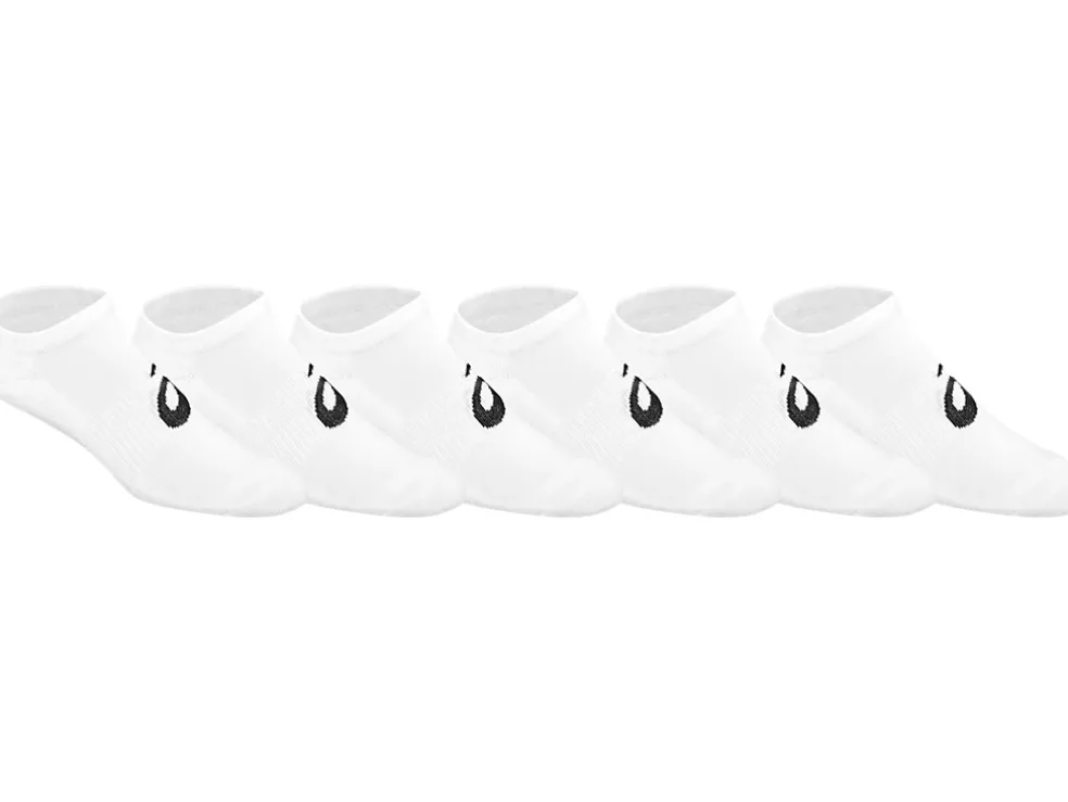 Flash Sale ASICS Invasion No Show (6 Pack) Brilliant White