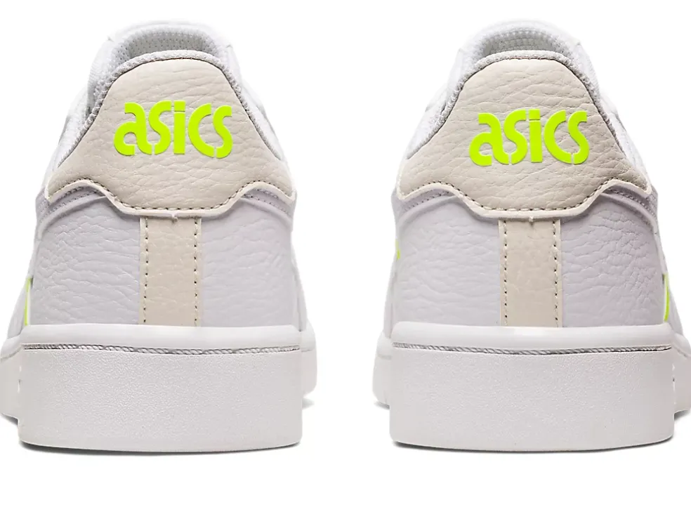Fashion ASICS JAPAN S White/Safety Yellow
