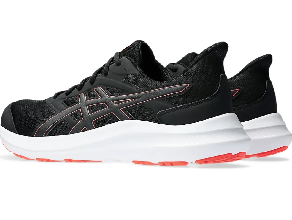 Discount ASICS JOLT 4 Black/Sunrise Red