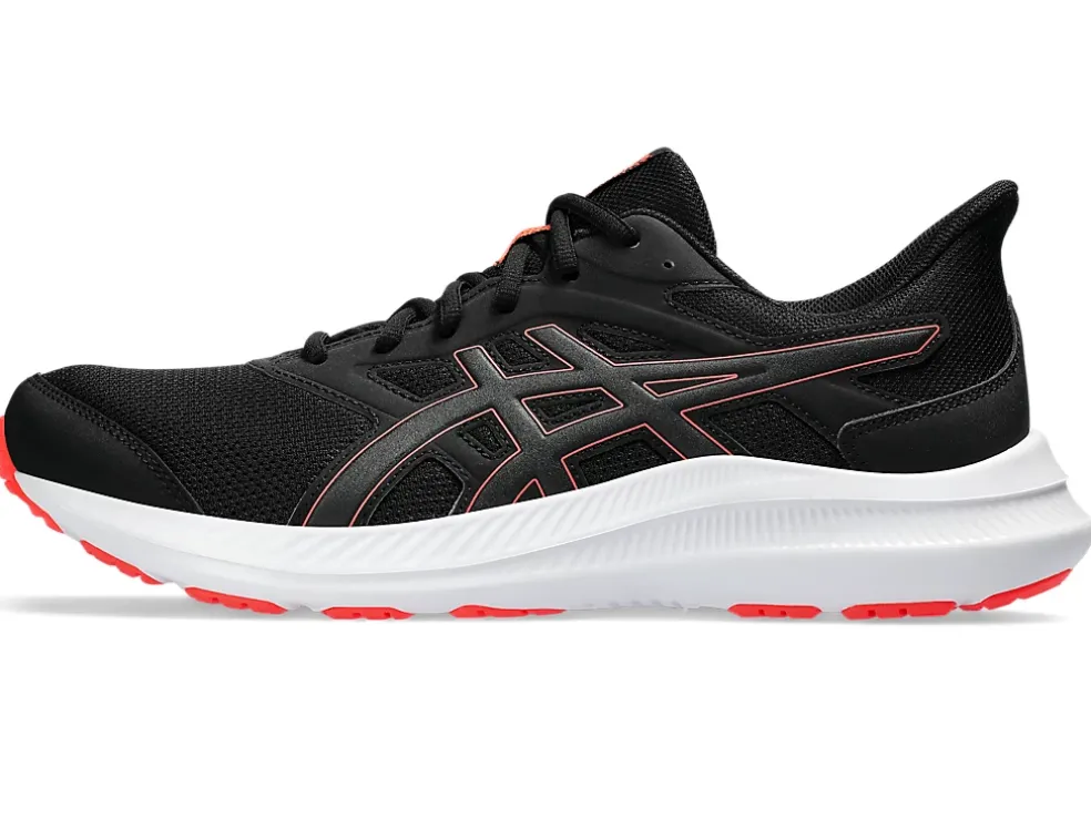 Discount ASICS JOLT 4 Black/Sunrise Red