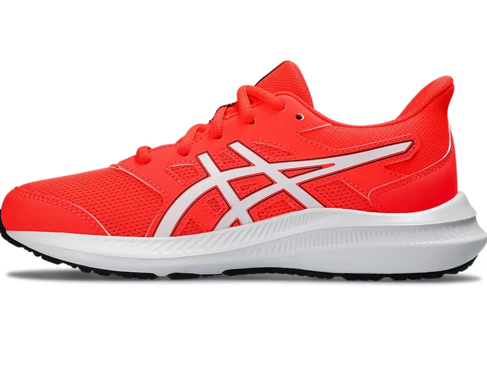 New ASICS JOLT 4 GRADE SCHOOL Sunrise Red/White