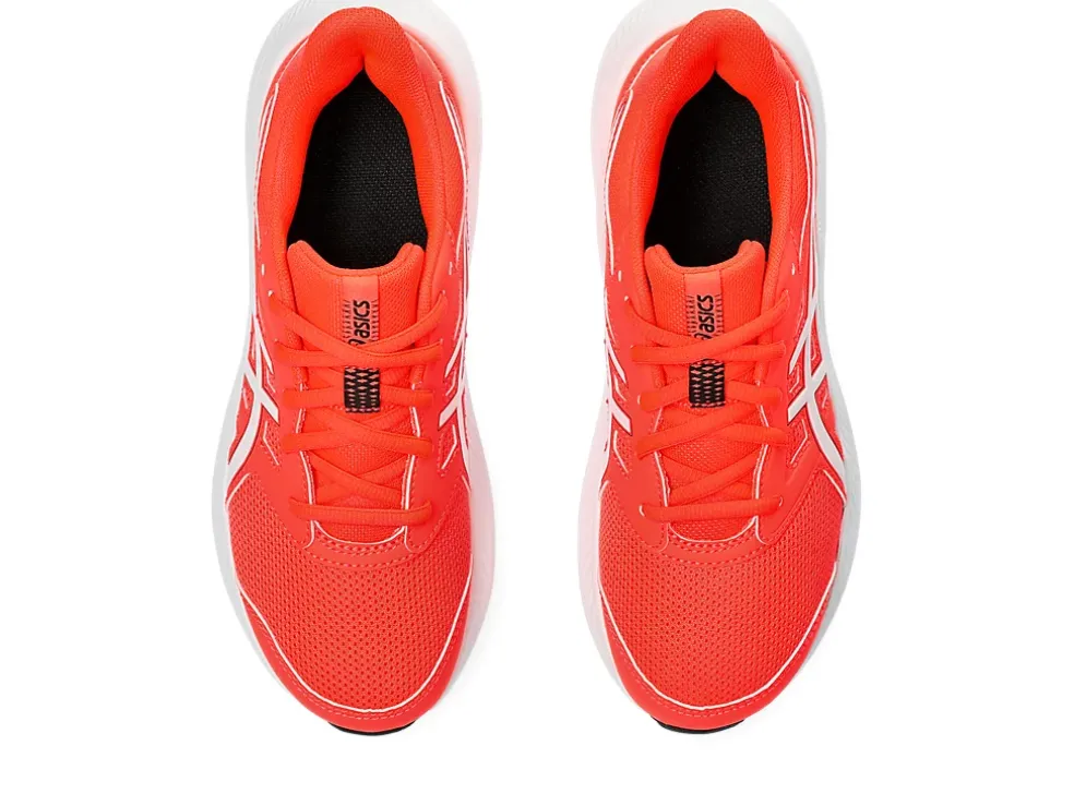 New ASICS JOLT 4 GRADE SCHOOL Sunrise Red/White