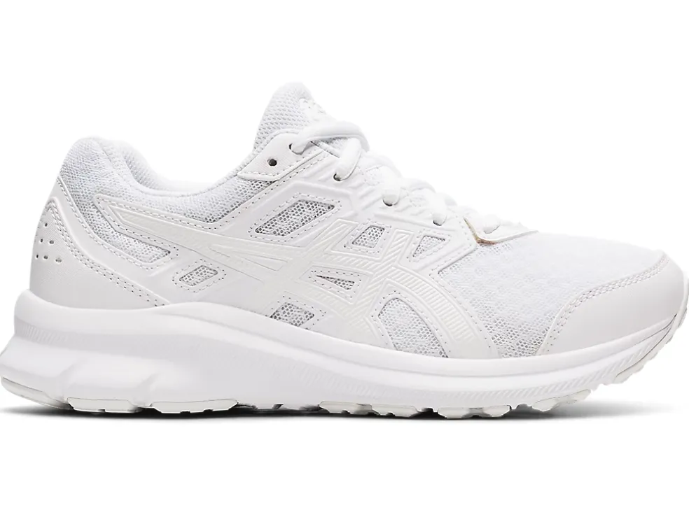 Shop ASICS JOLT 3 GRADE SCHOOL White/White