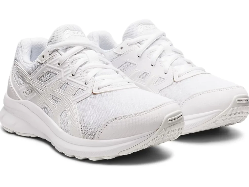 Shop ASICS JOLT 3 GRADE SCHOOL White/White