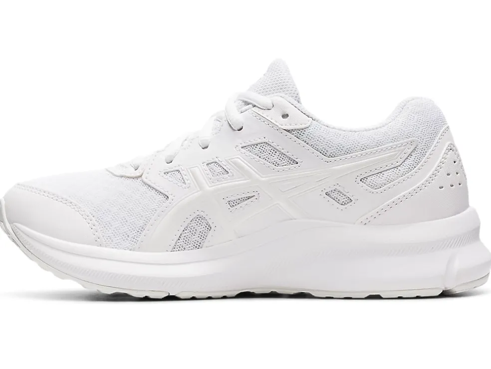 Shop ASICS JOLT 3 GRADE SCHOOL White/White
