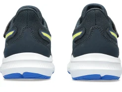 Store ASICS JOLT 4 PRE-SCHOOL French Blue/Glow Yellow