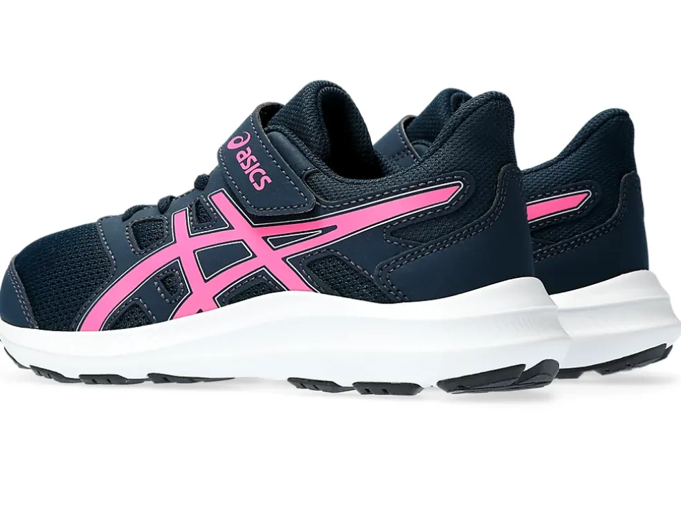 Best ASICS JOLT 4 PRE-SCHOOL French Blue/Hot Pink