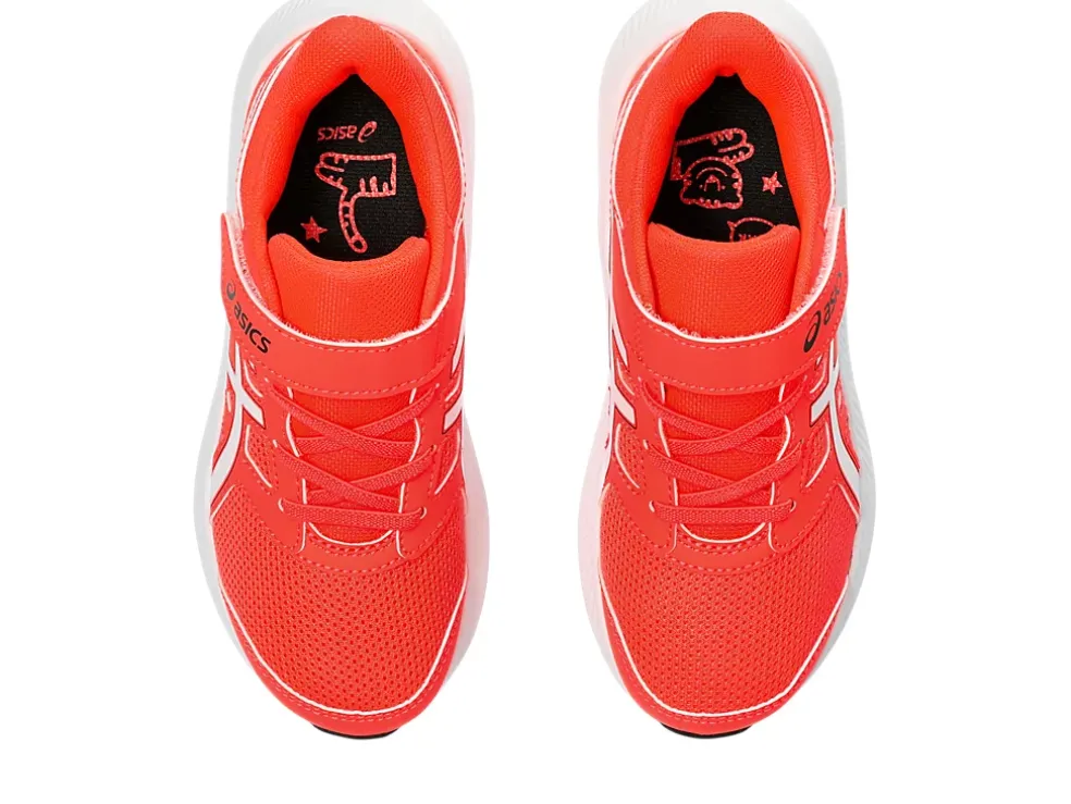 Store ASICS JOLT 4 PRE-SCHOOL Sunrise Red/White