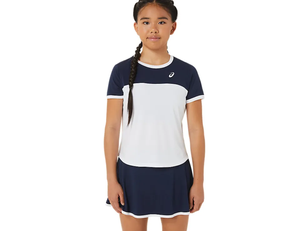 Cheap ASICS KIDS; TENNIS SHORT SLEEVE TOP Brilliant White/Midnight