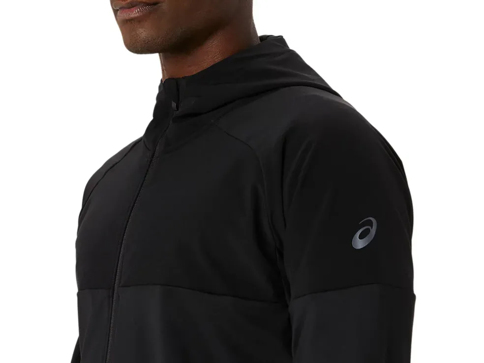 Outlet ASICS KNIT JERSEY FULL ZIP HOODIE Performance Black