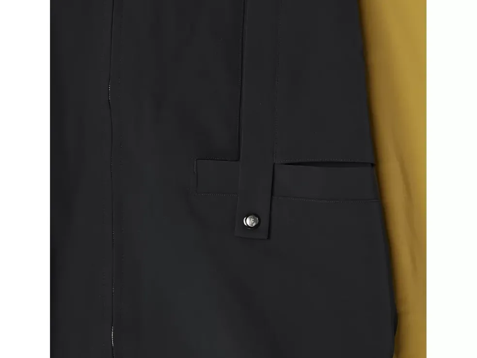 Shop ASICS LIATRISORY BOMBER JACKET Obsidian Black X Medallion Yellow
