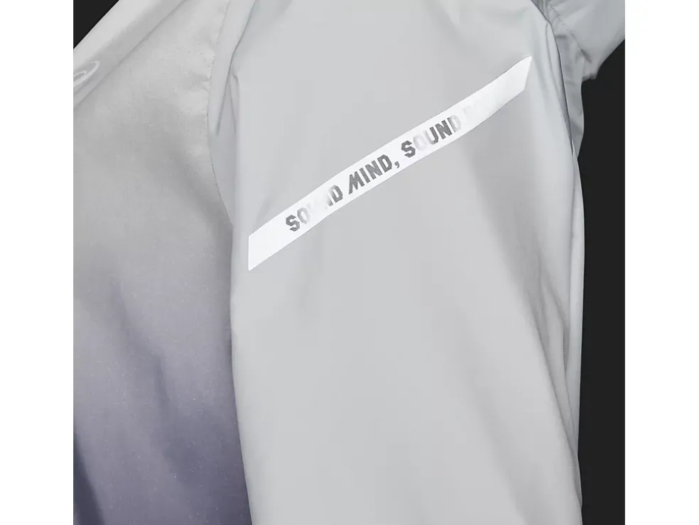 Cheap ASICS LITE-SHOW JACKET Glacier Grey/Performance Black