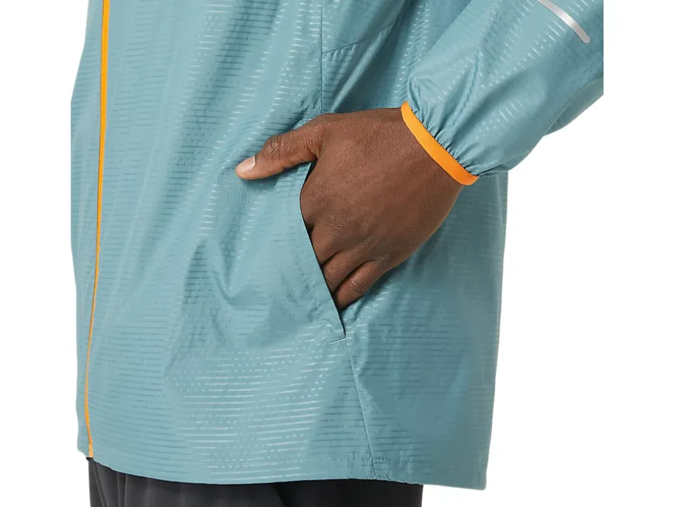 Shop ASICS LITE-SHOW JACKET Foggy Teal