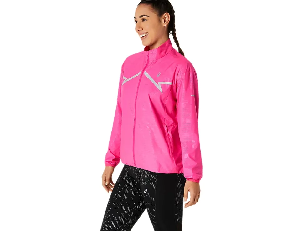Fashion ASICS LITE-SHOW JACKET Pink Glo