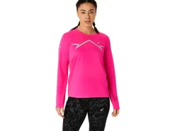 Hot ASICS LITE-SHOW LONG SLEEVE TOP Pink Glo