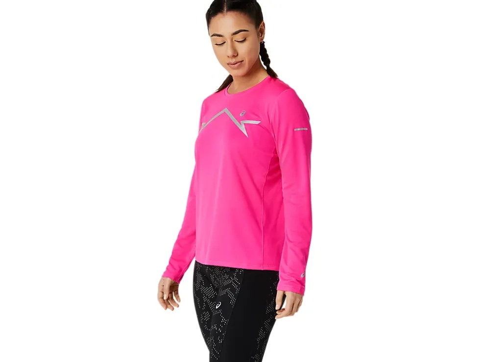 Hot ASICS LITE-SHOW LONG SLEEVE TOP Pink Glo