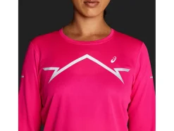 Hot ASICS LITE-SHOW LONG SLEEVE TOP Pink Glo