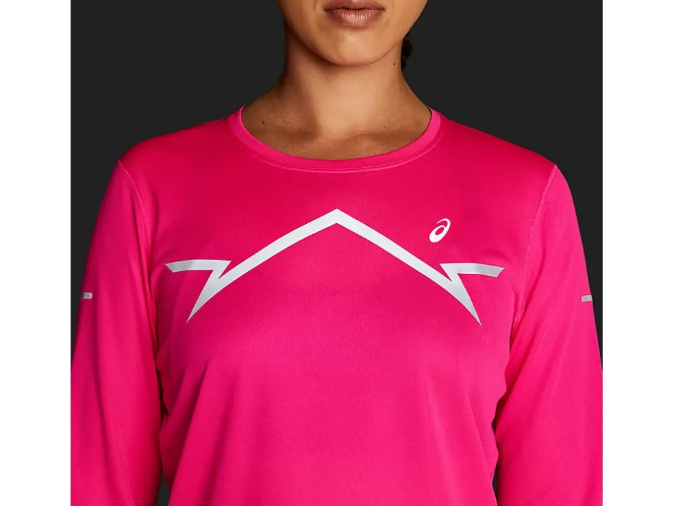 Hot ASICS LITE-SHOW LONG SLEEVE TOP Pink Glo