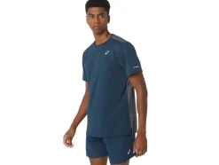 Discount ASICS LITE-SHOW MESH SHORT SLEEVE TOP French Blue
