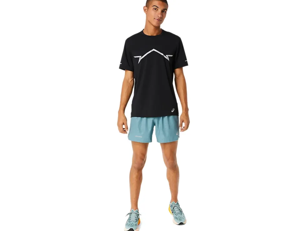 Cheap ASICS LITE-SHOW 2-N-1 5IN SHORT Foggy Teal/Ocean Haze